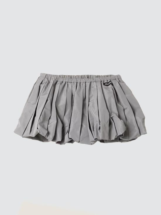 26FW 미우미우 숏 스커트 MG2723121I F0112 Grey