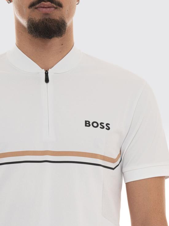 26SS 보스 폴로 티셔츠 50554545 100 White - BOSS