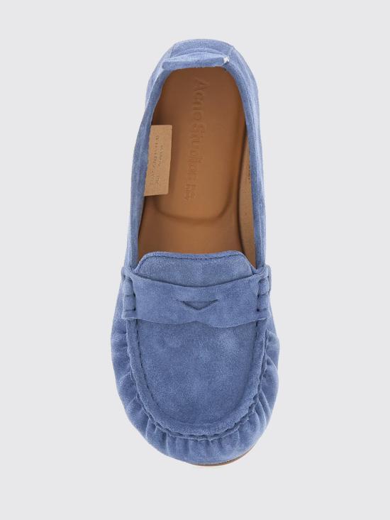 26SS 아크네 스튜디오 스웨이드 로퍼 AD0930 AAL Blue - ACNE STUDIOS