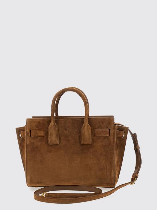 26SS 생로랑 삭 드 주르 스웨이드 스몰 백 8612311U80W 2916 Brown - SAINT LAURENT