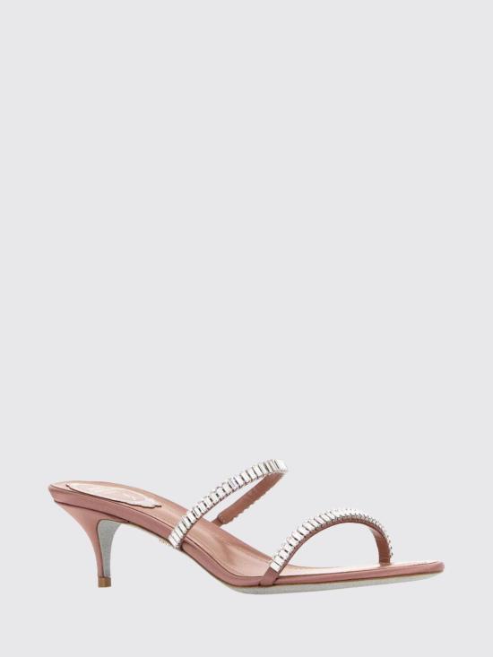 26SS 르네 카오빌라 뮬/슬리퍼 C12811050R001H398 BLUSATCRY Blush Pink - RENE CAOVILLA
