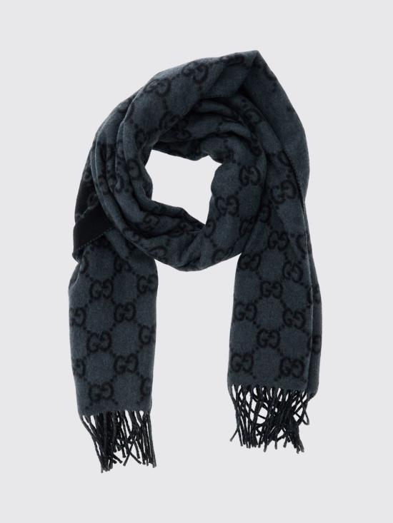 26SS 구찌 GG 캐시미어 스카프 8123174GABX 1260 Grey - GUCCI