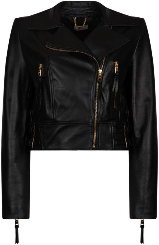 26SS 엘리자베타프랜치 가죽 자켓 GD57Z61E2110 BLACK