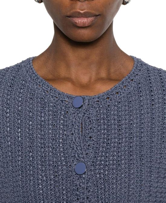 26SS 엠포리오 아르마니 스웨터 EW002970AF22478UA024 BLUE - EMPORIO ARMANI