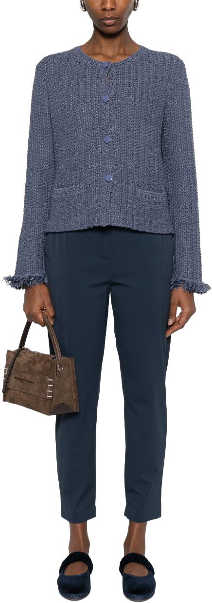 26SS 엠포리오 아르마니 스웨터 EW002970AF22478UA024 BLUE - EMPORIO ARMANI