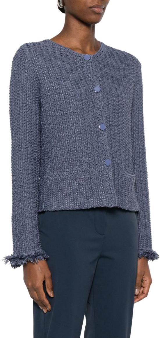 26SS 엠포리오 아르마니 스웨터 EW002970AF22478UA024 BLUE - EMPORIO ARMANI