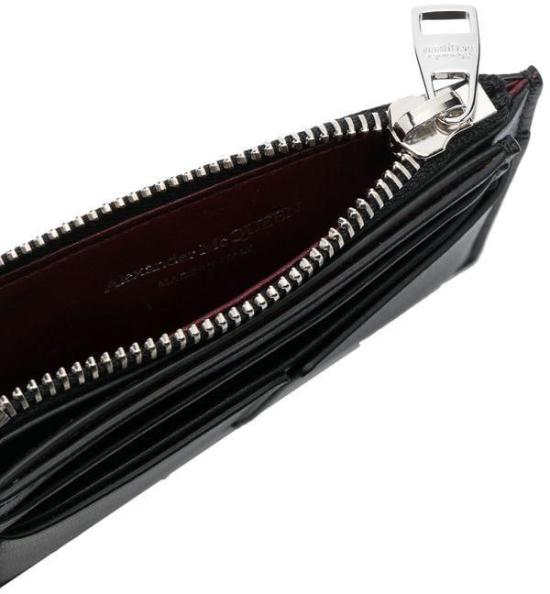  알렉산더 맥퀸 카드지갑 7265671AAJO1000 BLACK - ALEXANDER MCQUEEN