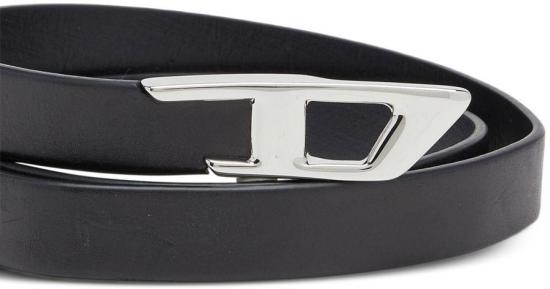 26FW 디젤 레귤러 벨트 X10863PR666H6528 BLACK - DIESEL