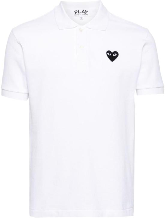 26SS 꼼데가르송 폴로 티셔츠 AXT0662 WHITE