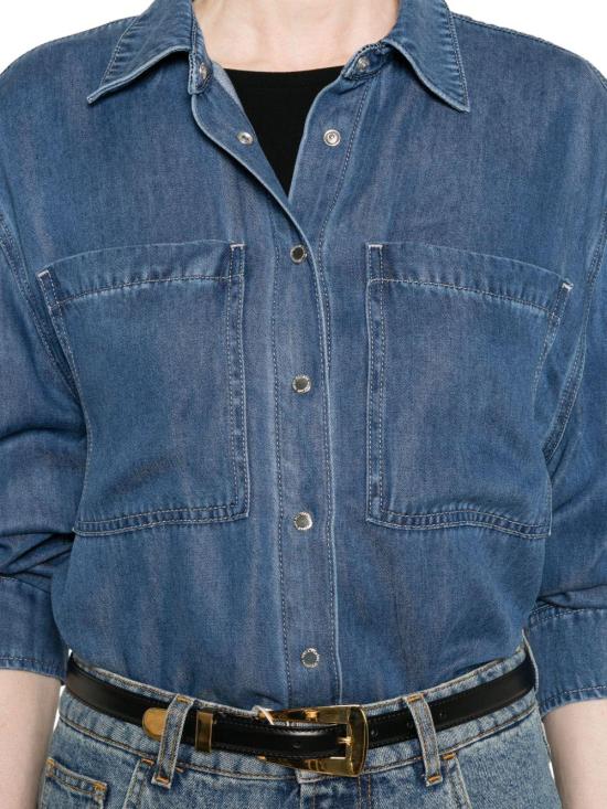 26SS 세븐포올맨카인드 데님 셔츠 7U1L0010U73C1 BLUE - 7 FOR ALL MANKIND
