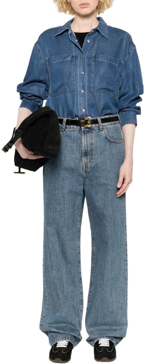 26SS 세븐포올맨카인드 데님 셔츠 7U1L0010U73C1 BLUE - 7 FOR ALL MANKIND