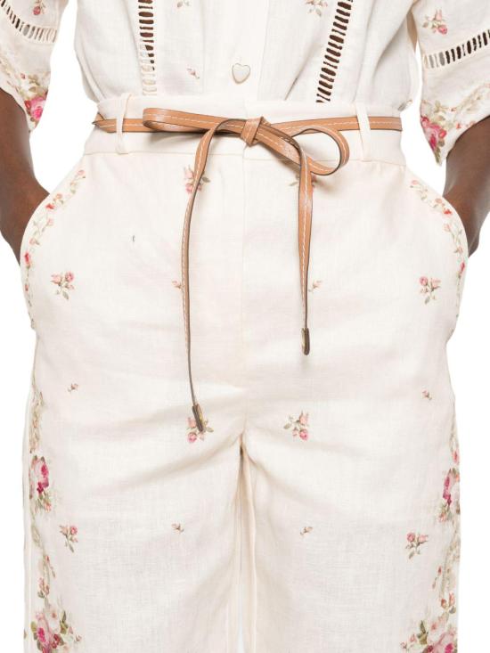 26SS 짐머만 팔라초 팬츠 5380PRS264CPKR WHITE - ZIMMERMANN