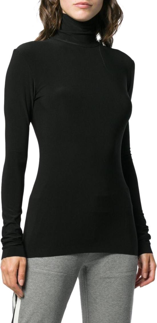 25FW 노마카말리 터틀넥 KK2296PL041001 BLACK - NORMA KAMALI