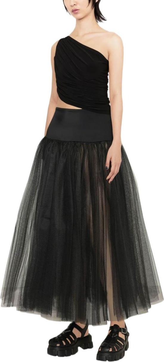 25SS 노마카말리 민소매 티셔츠 KK220YPL285001 BLACK - NORMA KAMALI