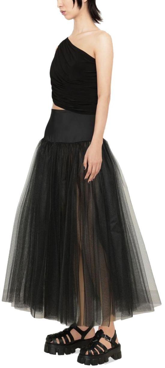 25SS 노마카말리 민소매 티셔츠 KK220YPL285001 BLACK - NORMA KAMALI