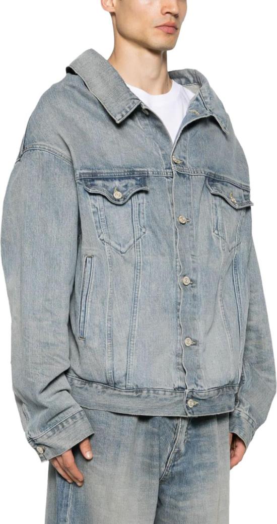  발렌시아가 데님 자켓 786638TQW556379 BLUE - BALENCIAGA