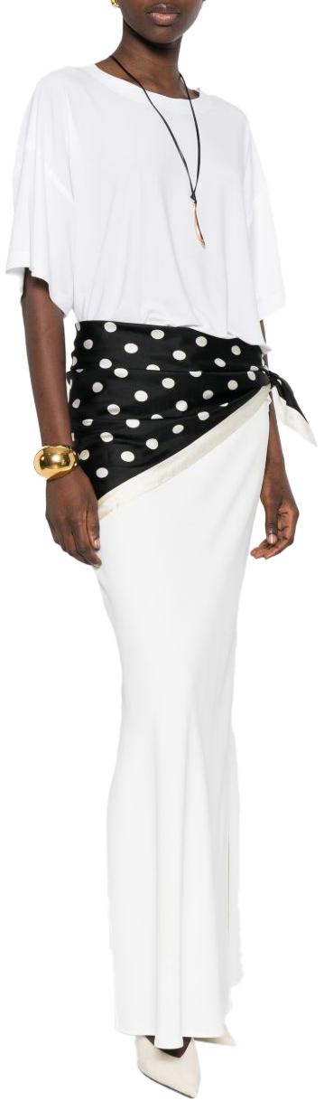 26SS 노마카말리 탑 KK4256PLT05944 WHITE - NORMA KAMALI