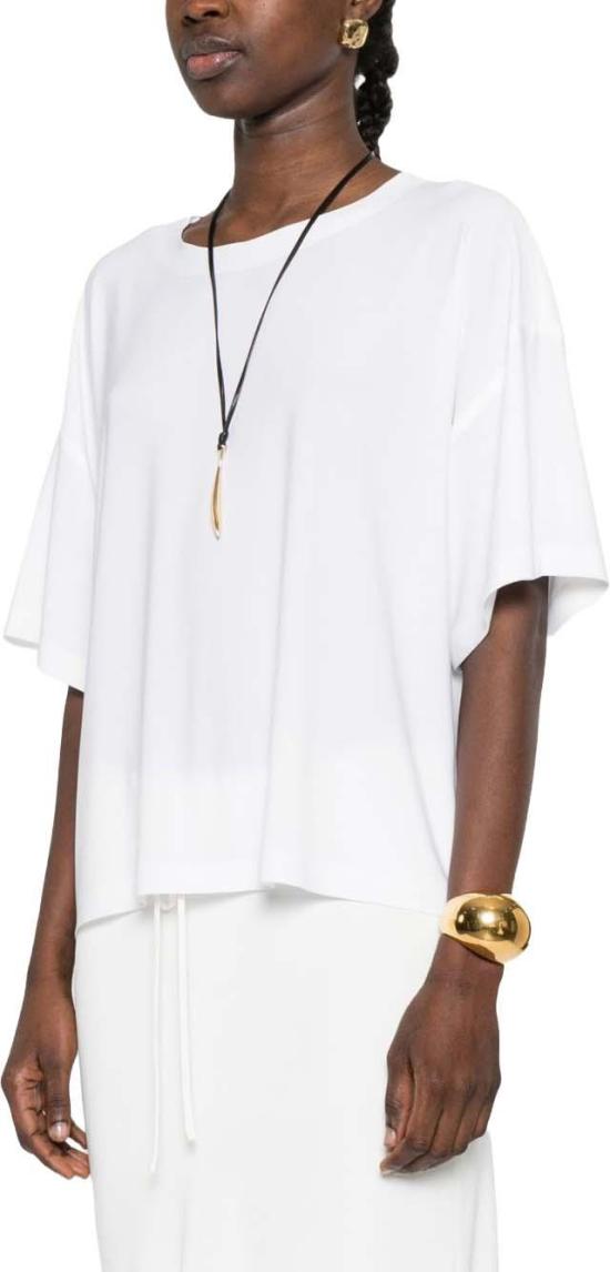 26SS 노마카말리 탑 KK4256PLT05944 WHITE - NORMA KAMALI