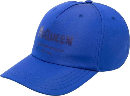 알렉산더 맥퀸 볼캡 6677784404Q4300 BLUE