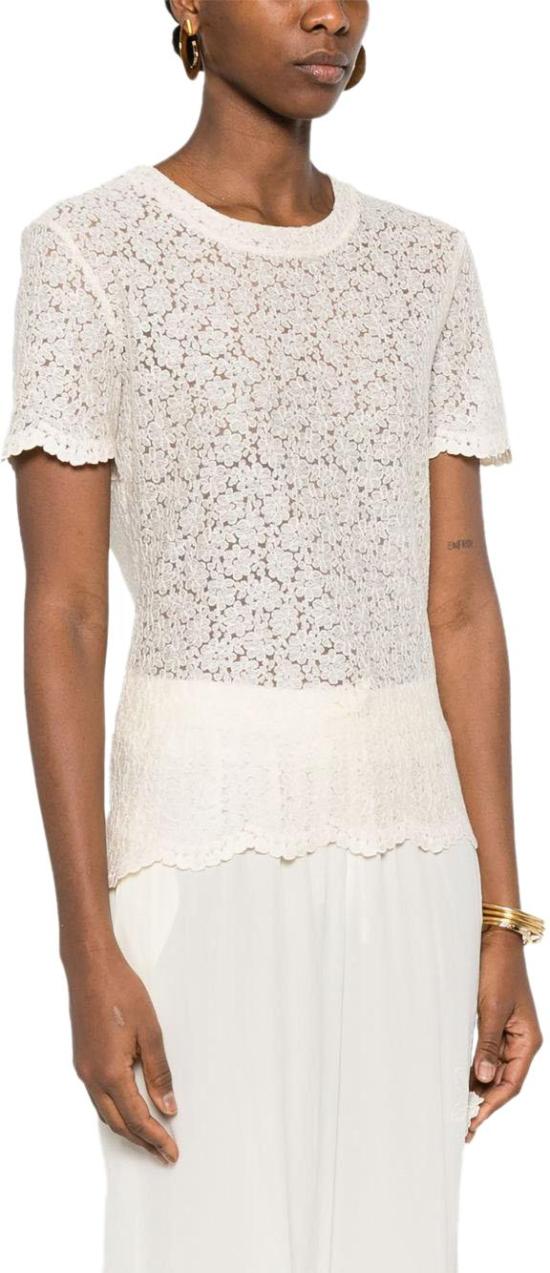 26SS 에르마노 설비노 반팔 티셔츠 D482L338EQV20304 WHITE - ERMANNO SCERVINO