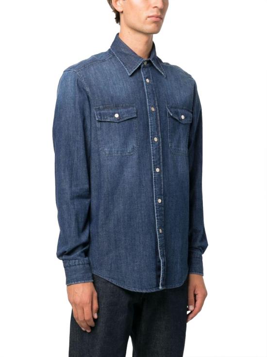  볼리올리 데님 셔츠 589LFB28660730 BLUE - BOGLIOLI