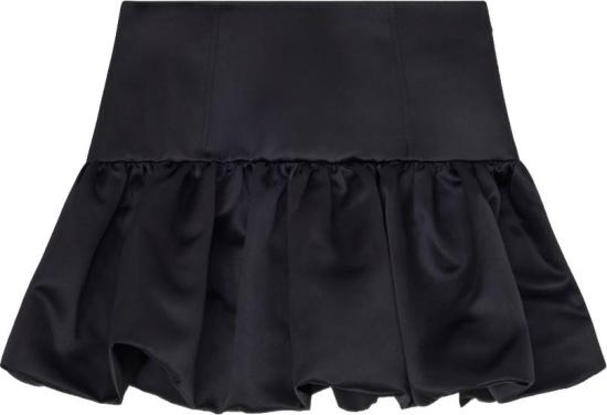 26SS 가니 숏 스커트 5715897060017 BLACK