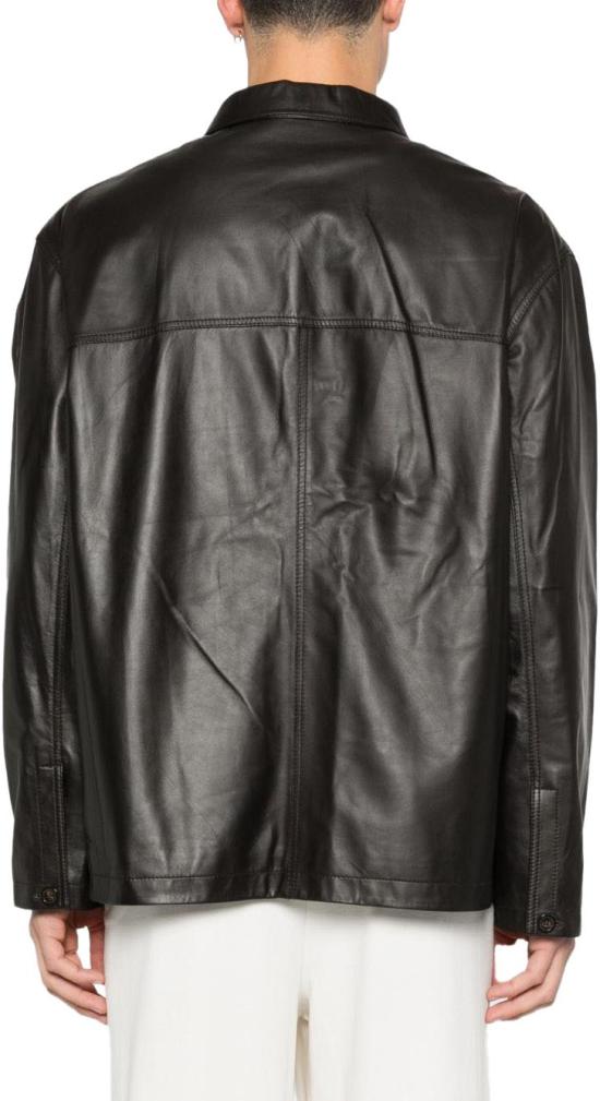 26SS 엠포리오 아르마니 가죽 자켓 EM004729AF22948U8168 BROWN - EMPORIO ARMANI