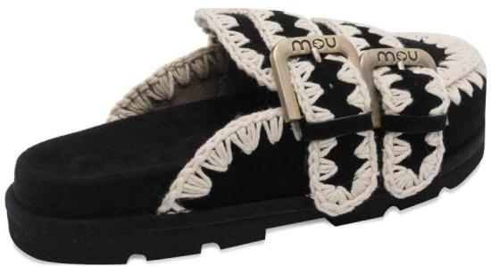 26SS 모우 뮬/슬리퍼 SW631003ABKWH BLACK - MOU