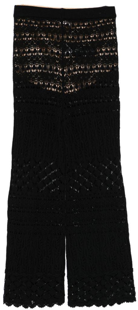 26SS 세미쿠튀르 팔라초 팬츠 S6SF06Y690 BLACK - SEMI-COUTURE