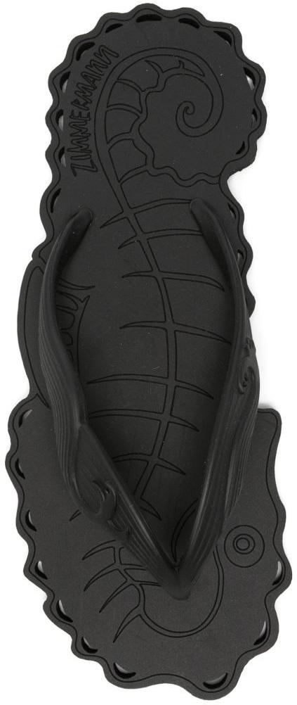 26FW 짐머만 뮬/슬리퍼 7434FS26A2BLK BLACK - ZIMMERMANN