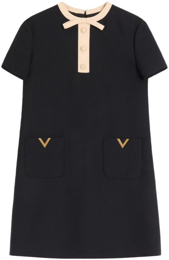 26SS 발렌티노 가라바니 숏 원피스 BVAJD01CFTB1 BLACK