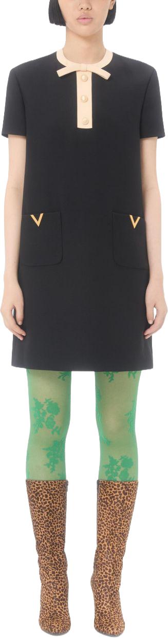 26SS 발렌티노 가라바니 숏 원피스 BVAJD01CFTB1 BLACK - VALENTINO GARAVANI