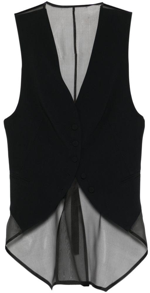 26SS 엠포리오 아르마니 민소매 티셔츠 EW004490TE10419UC001 BLACK