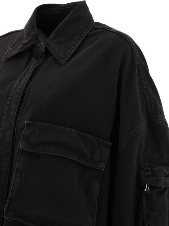  디 아티코 코트 247WCB48D088100 BLACK - THE ATTICO