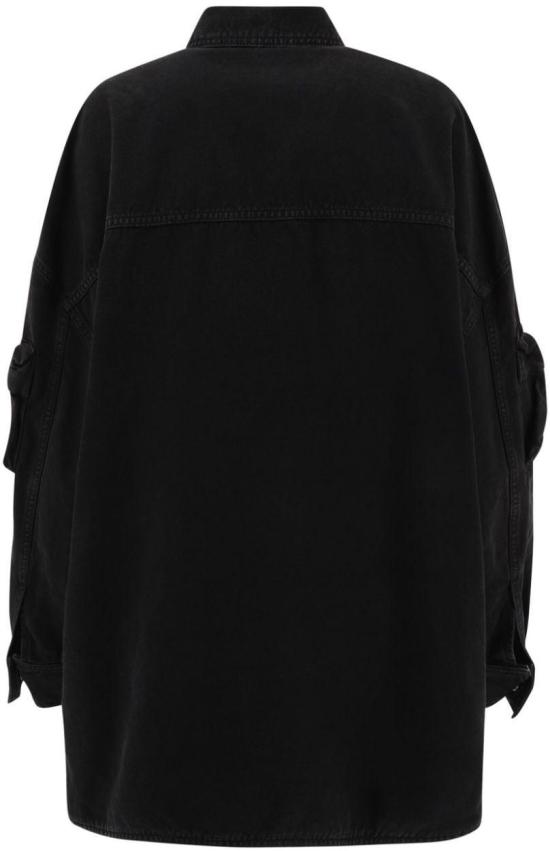  디 아티코 코트 247WCB48D088100 BLACK - THE ATTICO