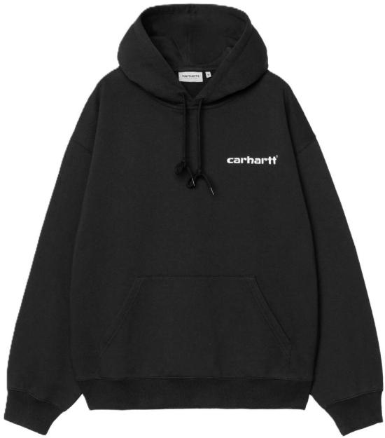 26SS 칼하트 후드 캡스 스웨트셔츠 I03606689XX BLACK