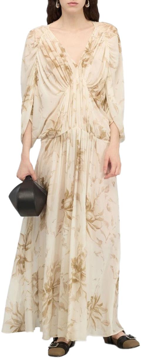 26SS 세미쿠튀르 롱 원피스 Y6SS16FLW57 BEIGE - SEMI-COUTURE