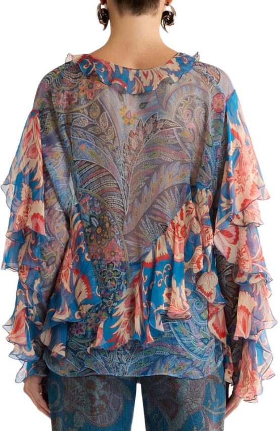 26SS 에트로 블라우스 WRJA017799SA1Q7X0887 BLUE - ETRO