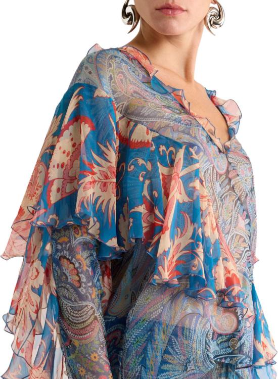 26SS 에트로 블라우스 WRJA017799SA1Q7X0887 BLUE - ETRO