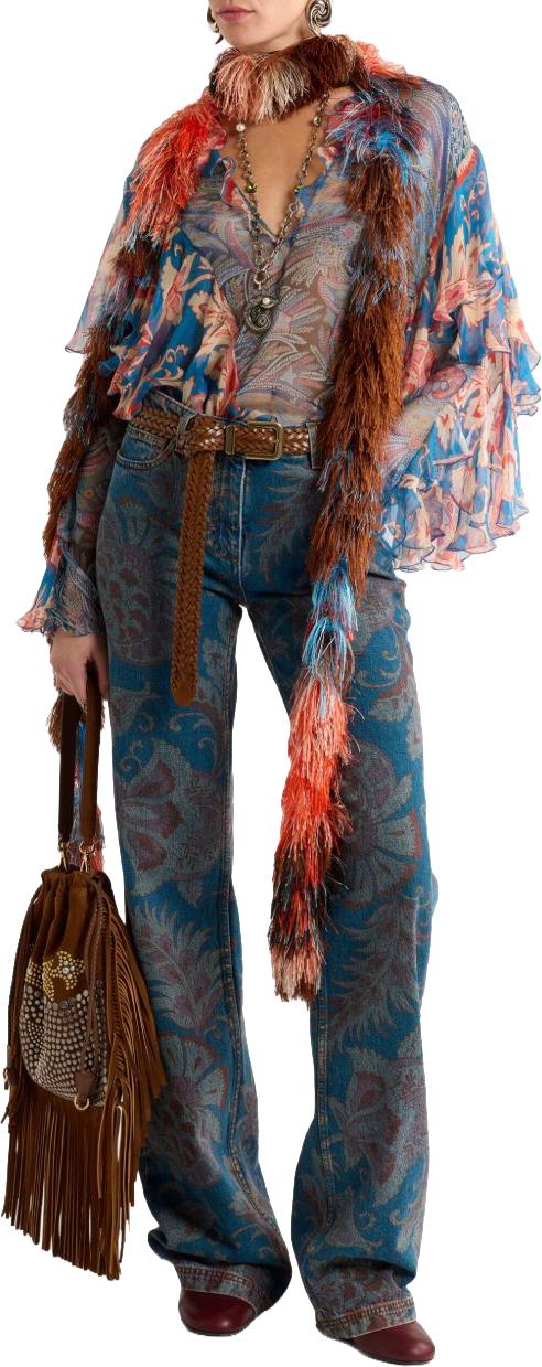 26SS 에트로 블라우스 WRJA017799SA1Q7X0887 BLUE - ETRO