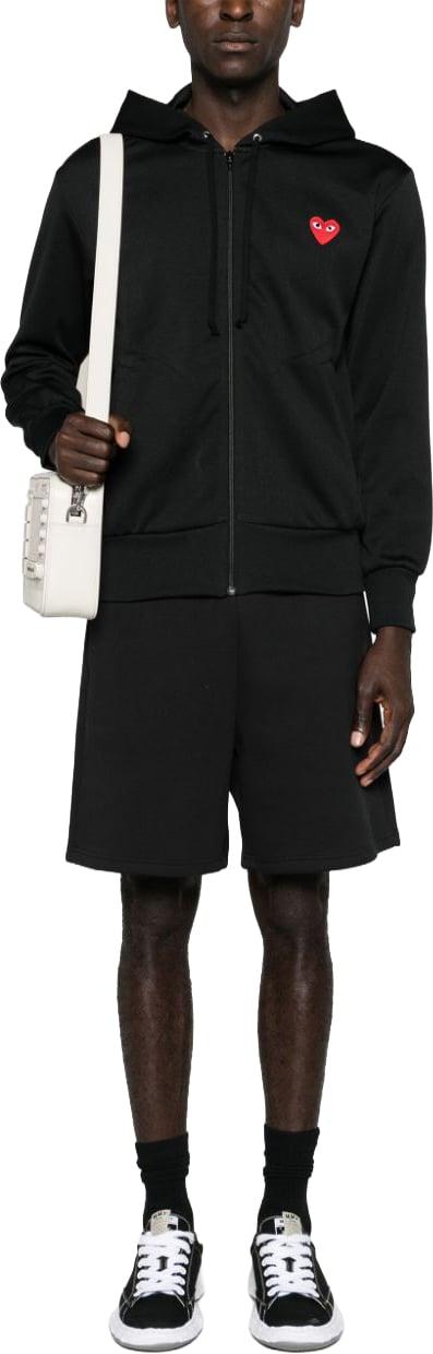 26SS 꼼데가르송 후드 티셔츠 AXT172D1 BLACK - COMME DES GARCONS