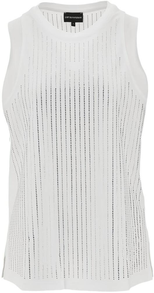 26SS 엠포리오 아르마니 민소매 티셔츠 EW003602AF10003U0002 WHITE