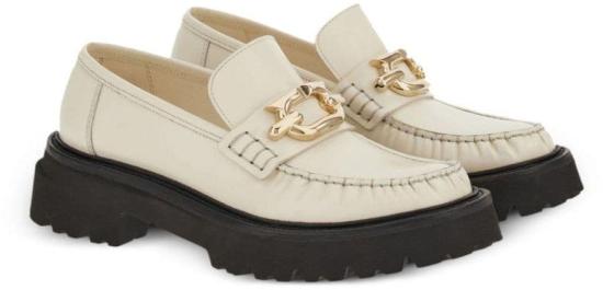  살바토레 페라가모 로퍼 01G019763905002 WHITE - SALVATORE FERRAGAMO