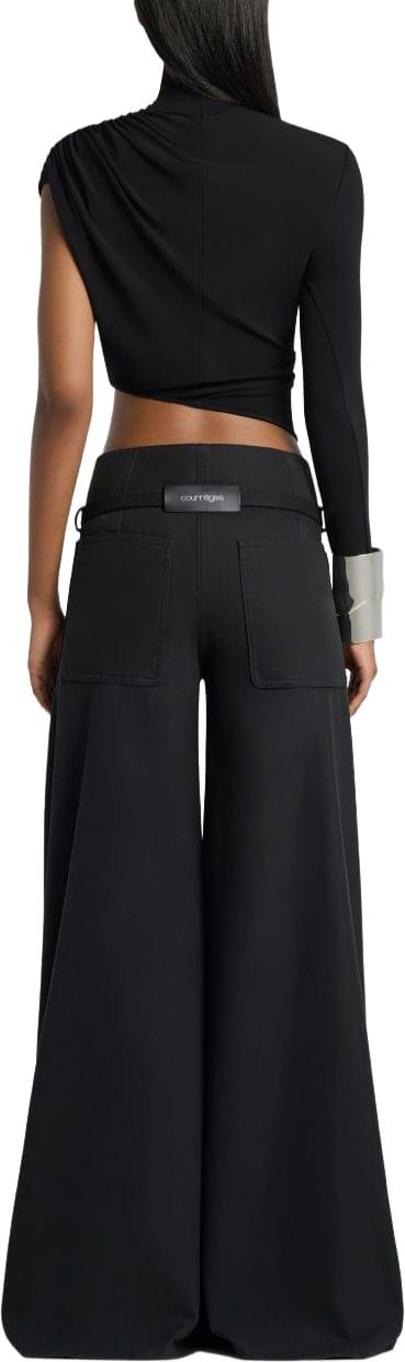 26SS 쿠레쥬 팔라초 팬츠 226CPA702CO01349999 BLACK - COURREGES