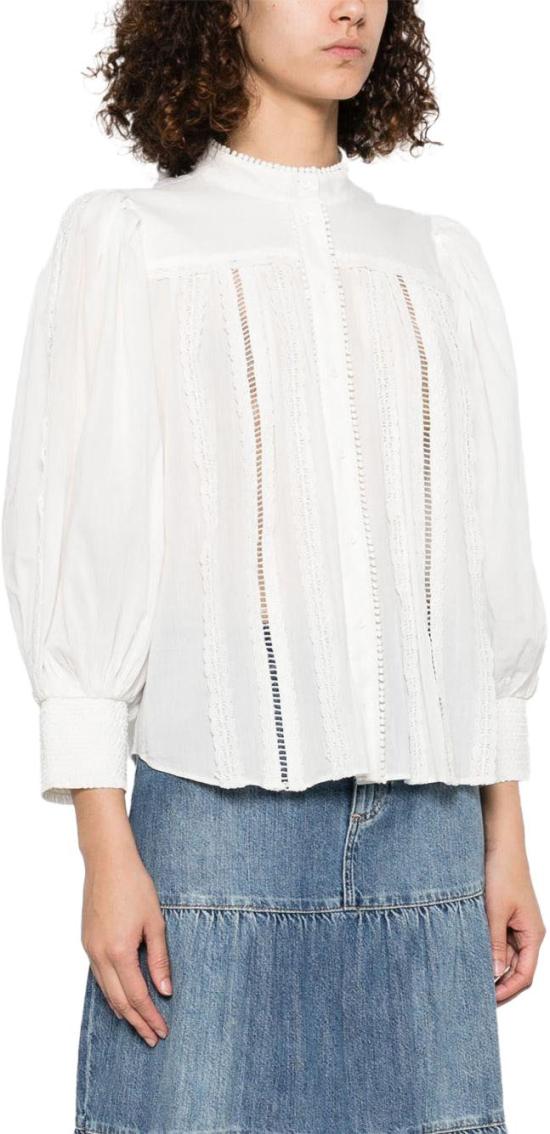 25SS 앨리스 앤 올리비아 블라우스 CC502048001A127 WHITE - ALICE & OLIVIA