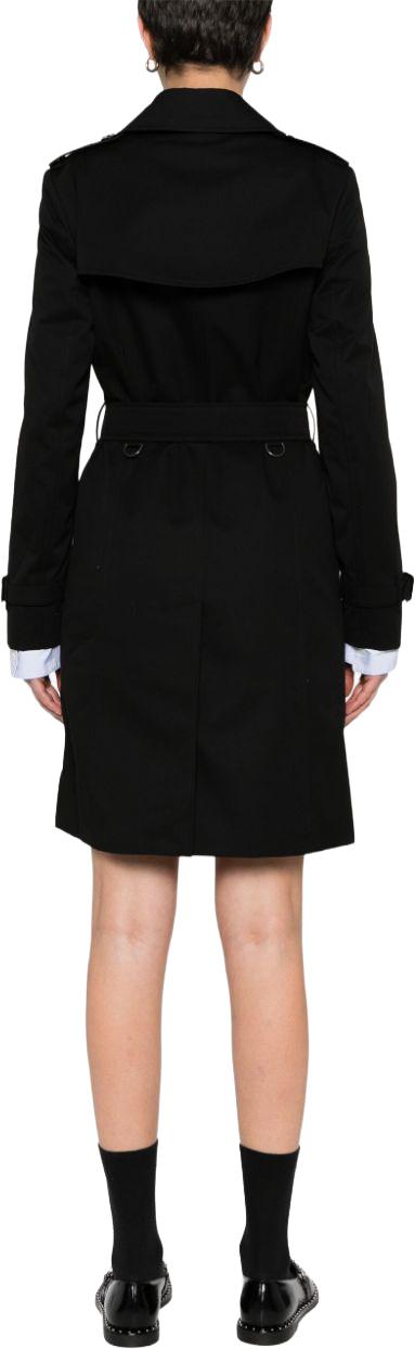  버버리 첼시 헤리티지 코튼 트렌치 코트 8079402A1189 BLACK - BURBERRY