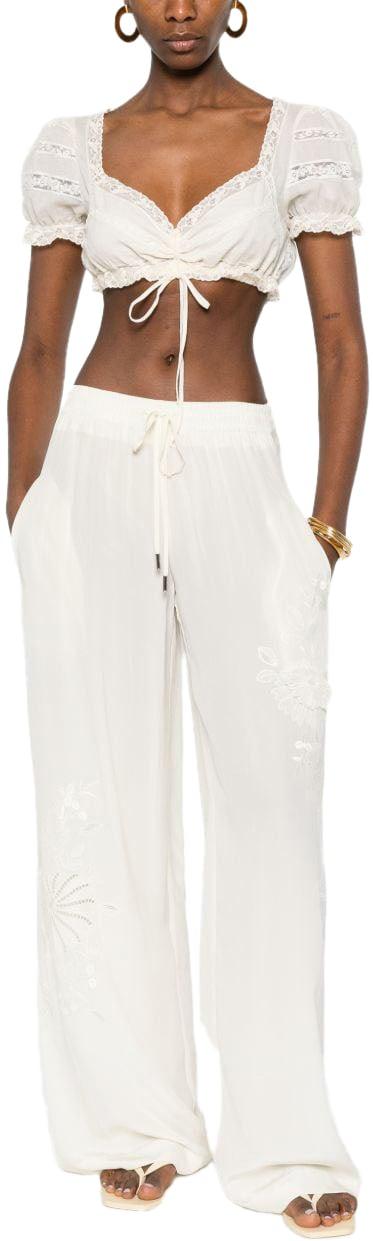 26SS 에르마노 설비노 트레이닝/조거 팬츠 D482P351RVKX14800 WHITE - ERMANNO SCERVINO