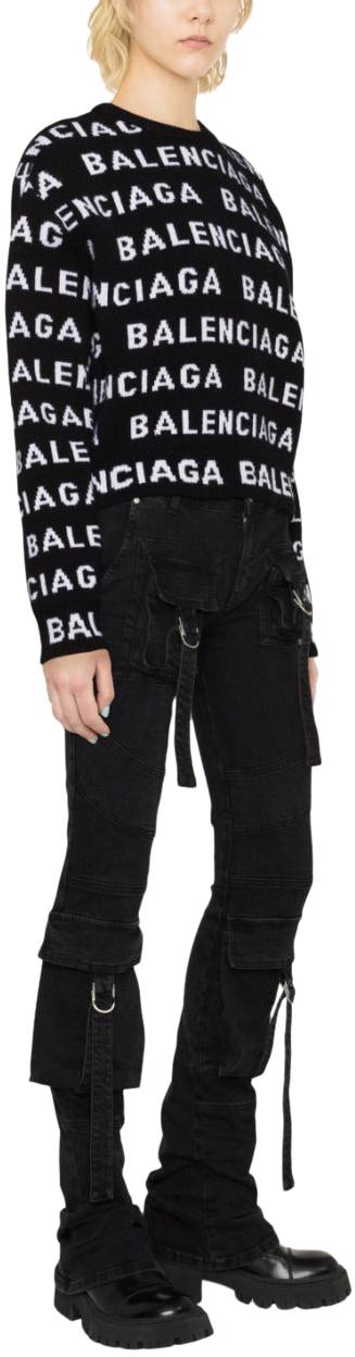  발렌시아가 스웨터 761591T16731070 BLACK - BALENCIAGA