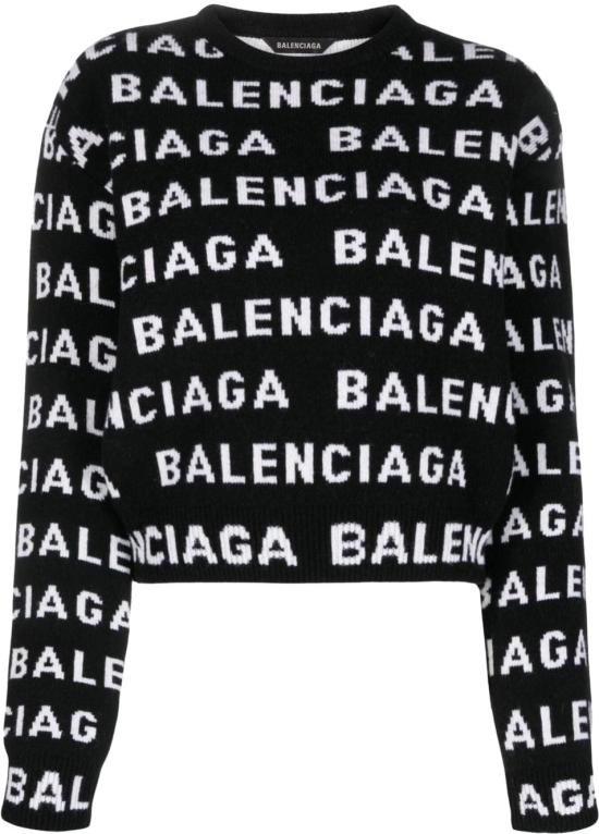  발렌시아가 스웨터 761591T16731070 BLACK