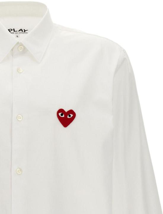 26SS 꼼데가르송 긴팔 셔츠 AXB0022 WHITE - COMME DES GARCONS
